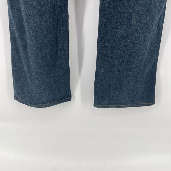 James Jeans Women's Dry Aged Bootcut Low Rise Dark Wash Denim Blue Size 32 - Picture 10 of 14